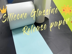 Kertas Pelepas Silicone Glassine 58gsm - 90gsm dengan ketahanan panas minyak