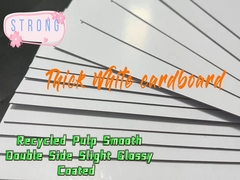 1.5mm tebal kertas papan sisi ganda putih kardus untuk bingkai foto