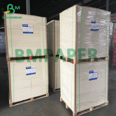 20pt 30 X 40" Papan Dupleks Belakang Abu-abu Berlapis Putih Mengkilap
