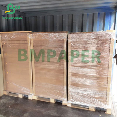 Papan Fiber Kraft Liner Daur Ulang Kekuatan Meledak Tinggi 120gsm 150gsm