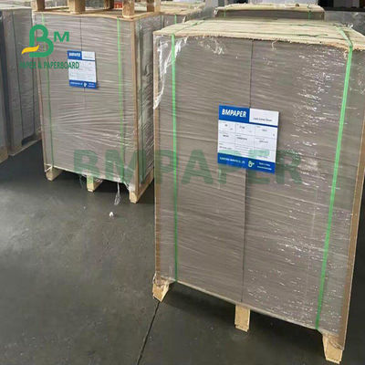400gsm 500gsm Laminated Grey Chipboard Kekakuan Tinggi 615mm X 860mm