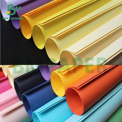 Kertas Offset Warna 80gsm Uncoated Warna Cardstock Untuk Pencetakan