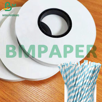 24g 28g Biodegradable Warna Kertas Minum Jerami Kemasan Kraft Paper Roll
