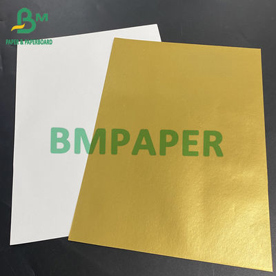 Kertas Label Emas Metallized Untuk Label Botol Bir Kekuatan Lembab Eco - Friendly Lightweight Paper