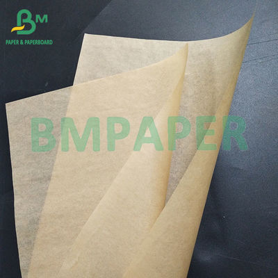 Brown waterproof greaseproof tahan suhu tinggi dan bahan makanan kertas