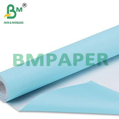 80g 24 &quot; x 150ft Blue Plotting Paper Dengan Back White Untuk Gambar Teknikal