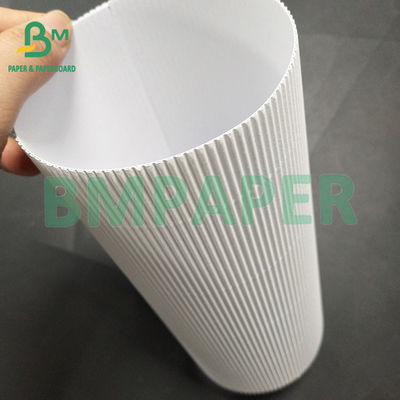 Stabil Aplikasi luas Dua Lapisan Putih F Flute Paper 1mm Untuk Produk Kosmetik