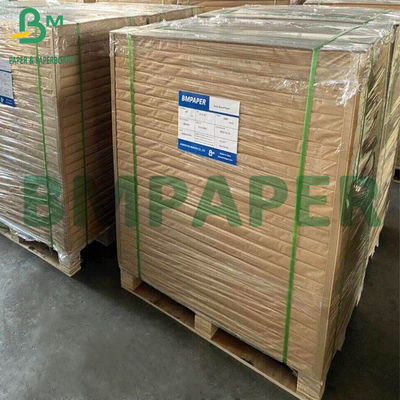 70g+10g PE Satu Sisi Laminasi Greaseproof Kraft Paper Unbleached
