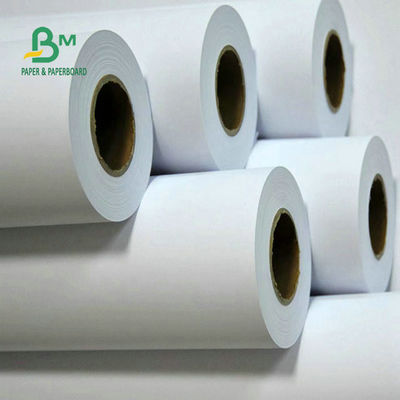 108 gram 128 gram 610 mm 914 mm Inkjet Printing Coated CAD Plotter Paper Roll Untuk Gambar Teknik