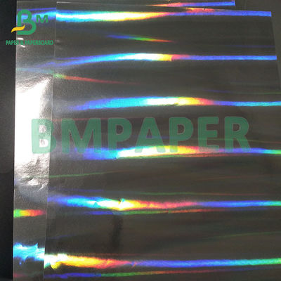 70gsm 763mm Printability Perak Kekuatan Basah Label Bir Aluminized Holographic Paper