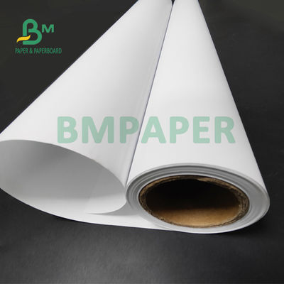 108GSM 180GSM Dilapisi Plotter Bond Paper Roll Untuk Printing Graphics 36' X 50m