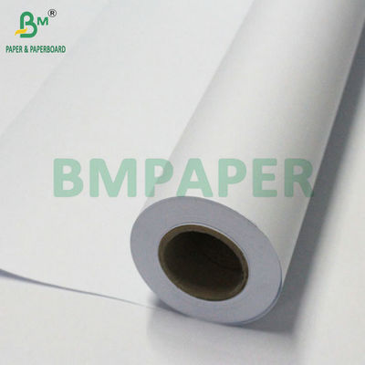 24' x 300ft 2' Core Inkjet Paper Bond Roll Untuk Layout Printing Plan