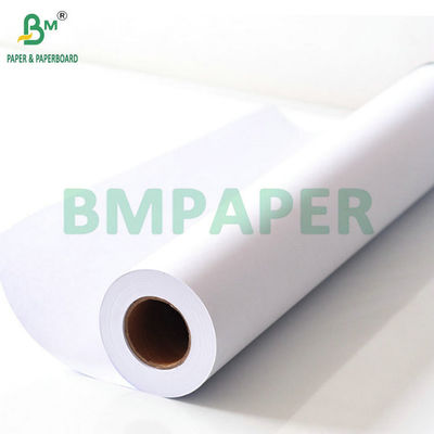 36' x 500ft 3' Core Format CAD Inkjet Paper Roll Untuk Mencetak Rencana Arsitektur