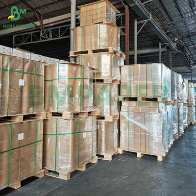 Tinggi kekuatan air mata 250 gram 270 gram Brown Kraft Liner Untuk Kartu Hadiah 61 x 86cm