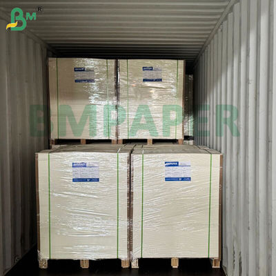 215g 235g Papan Makanan Putih Berlapis Satu Sisi Untuk Kemasan Makanan Beku