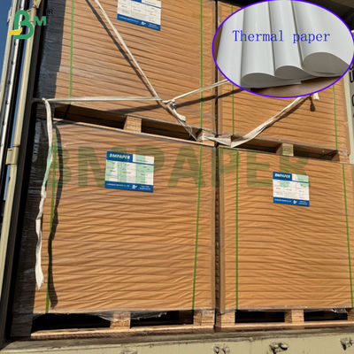 Kertas Termal Gulungan Jumbo Putih Dapat Dicetak 70gram 75gram Dengan 795mm 800mm