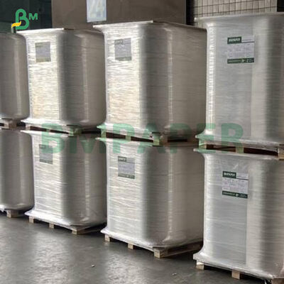 28gsm SGS FDA Putih Printable Straw Wrap Paper 24mm 25mm
