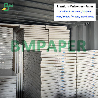 Ream Pack NCR Carbonless Copy Paper 70gsm CFB Pink CF Kuning Dengan Belakang Putih 61 X 86cm