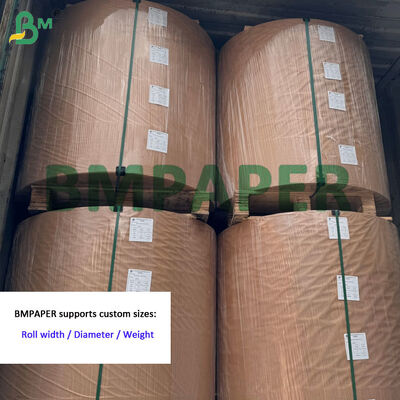 80gm Putih Tinggi Copy Paper Jumbo Rolls 1055mm 914mm, Kecerahan 102%-106%