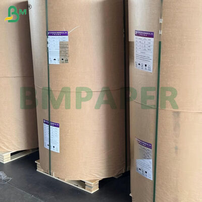 Gulungan Kertas Kraft Putih Kekuatan Tinggi 120gsm untuk Tas Belanja