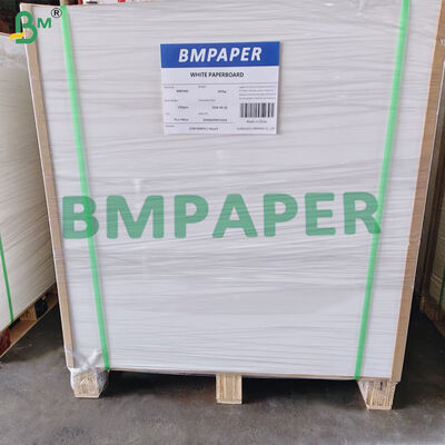 1mm Coated Double Side White Cardboard For Tea Boxes High Rigidity 70 x 100cm