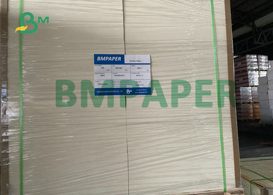 Pulp Kayu Alami Kertas Coaster Tidak Dilapisi 0.7MM 1MM Untuk Bantalan Tikar Bir