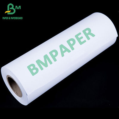 White CAD Plotter Paper Roll 2" Core 24 Inch Wide X 500ft Long 2 Rolls Per Boxes