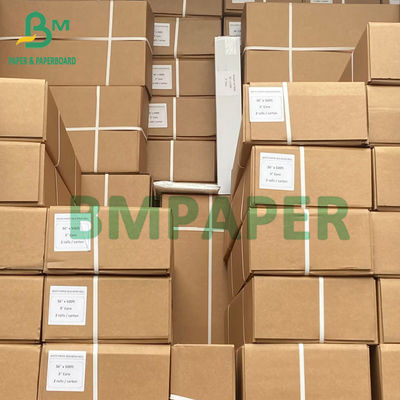 White CAD Plotter Paper Roll 2" Core 24 Inch Wide X 500ft Long 2 Rolls Per Boxes