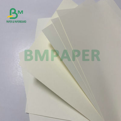 High Pulp Woodfree Uncoated Paper 50g 60g Permukaan Halus Warna Gading