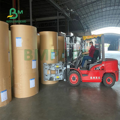 High Pulp Woodfree Uncoated Paper 50g 60g Permukaan Halus Warna Gading