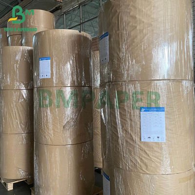 55gsm 58gsm 60gsm Offset White Bond Paper Roll Bahan Pulp Kayu Daur Ulang