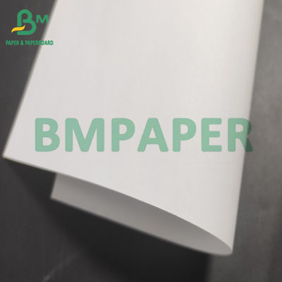 Gulungan Kertas Ikatan Putih Pulp Kayu, Cetak Offset Kertas Teks Tidak Dilapisi Halus 70 #