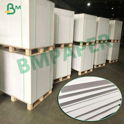 Matt White Woodfree Uncoated Paper Board Untuk Brosur Kartu Poster