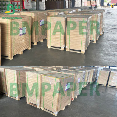 Matt White Woodfree Uncoated Paper Board Untuk Brosur Kartu Poster