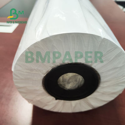 20lb CAD Plotter Paper Roll Untuk Printer Inkjet 36'' x 150 ft Clear Image