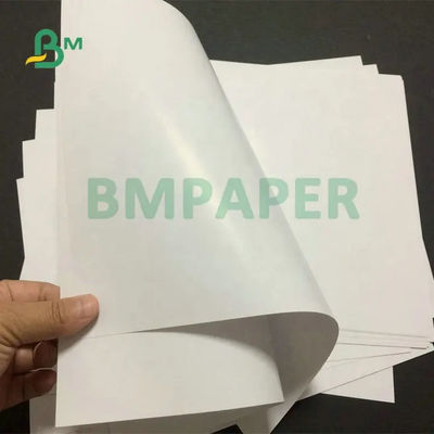 100 # 120 # Kertas Silk Gloss, Kertas Teks Dilapisi Dua Sisi Putih Mengkilap Untuk Pencetakan Offset