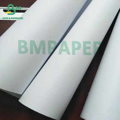 Gulungan Kertas Plotter 20Lb, Kertas Bond Inkjet Tidak Dilapisi Untuk Gambar CAD