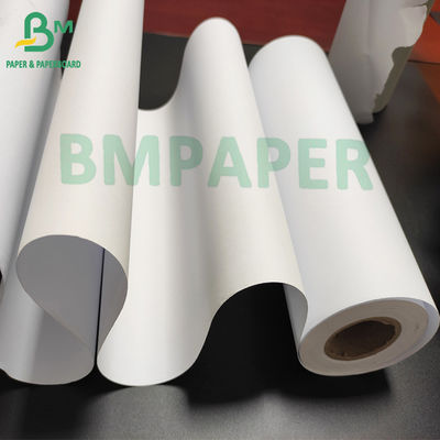 36&quot; X 500' White Bond Plotter Paper Roll 3&quot; Core Uncoated Halus