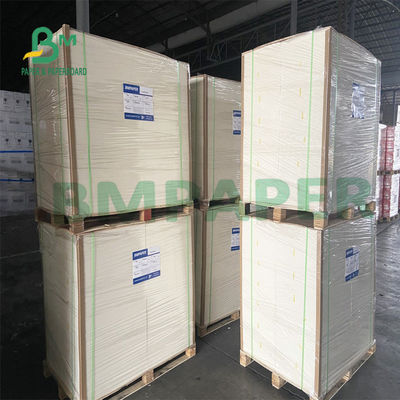 Virgin Wood Pulp White Cardboard Paper Sheet Halus Untuk Kartu Undangan 610mm X 860mm