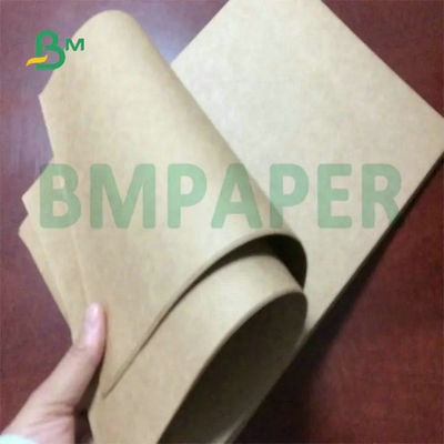 Lembar Kertas Kraft Coklat Karung Yang Dapat Diperluas 80gsm 90gsm Untuk Membuat Kantong Semen