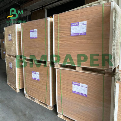 1150 × 1300mm 240g Karung Kertas Kraft, Kertas Kerajinan Coklat Kekuatan Tarik Basah Tinggi