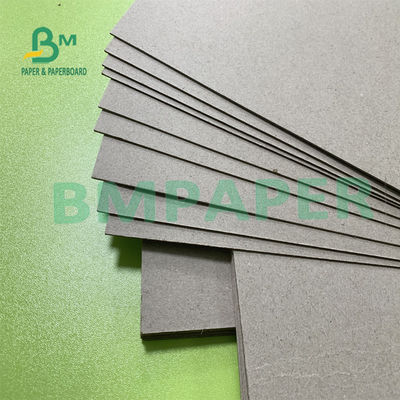 Kedua Sisi Abu-abu Kembali Papan Jerami Bahan Pulp Daur Ulang Untuk Kotak Sepatu 0.45mm - 3.0mm