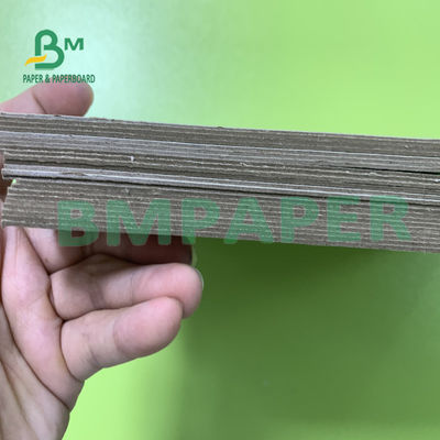 Kedua Sisi Abu-abu Kembali Papan Jerami Bahan Pulp Daur Ulang Untuk Kotak Sepatu 0.45mm - 3.0mm