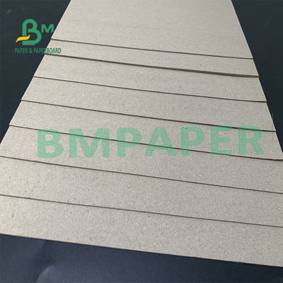 Kedua Sisi Abu-abu Kembali Papan Jerami Bahan Pulp Daur Ulang Untuk Kotak Sepatu 0.45mm - 3.0mm