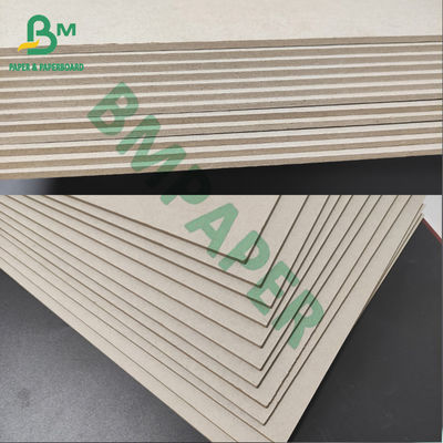 Papan Kertas Padat Abu-abu Daur Ulang 1.5mm 940gsm 700 X 1000mm Untuk Sampul Buku