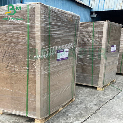 Chipboard Penjilid Buku Pulp Abu-abu Daur Ulang 75 X 100cm 1500gsm