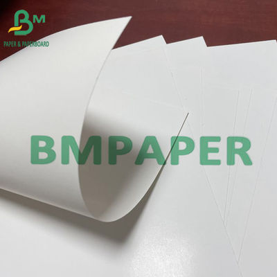 Satu Sisi Dilapisi Kertas Gading Putih Mengkilap Dengan Bleached Wood Pulp