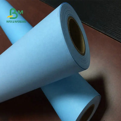 Gulungan Kertas Cetak Biru Dua Sisi 80Gram 620mm 880mm X 150m Untuk Printer Inkjet