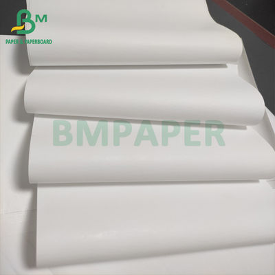 48gsm White Thermal Paper Roll Bahan Virgin Pulp Untuk Mesin Pos Penerimaan