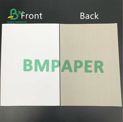 Papan Dupleks Dilapisi Tanah Liat Putih, Papan Belakang Pulp Abu-abu Daur Ulang Tebal 0.3mm - 2mm